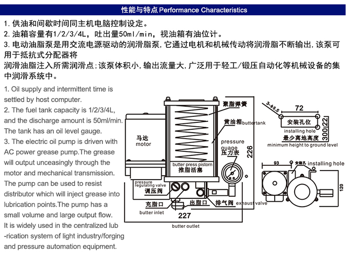 MGH-1205-100T PLC半自動黃油泵 MGH-1205-100T PLC半自動黃油泵